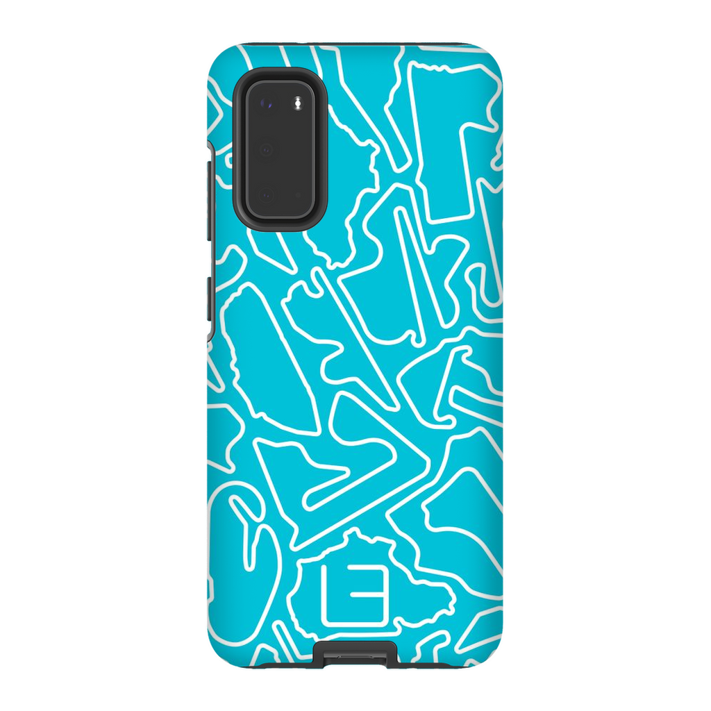 Endurance Case <br> White/Aqua