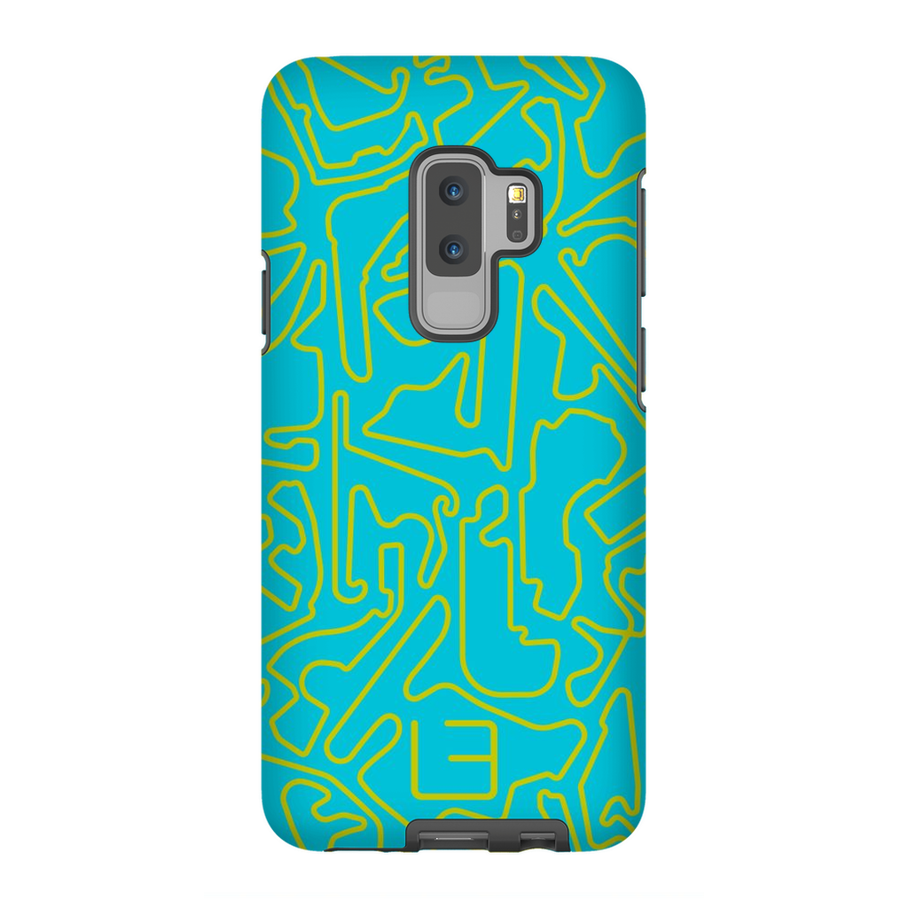 Formula 1 Case <br> Yellow/Aqua