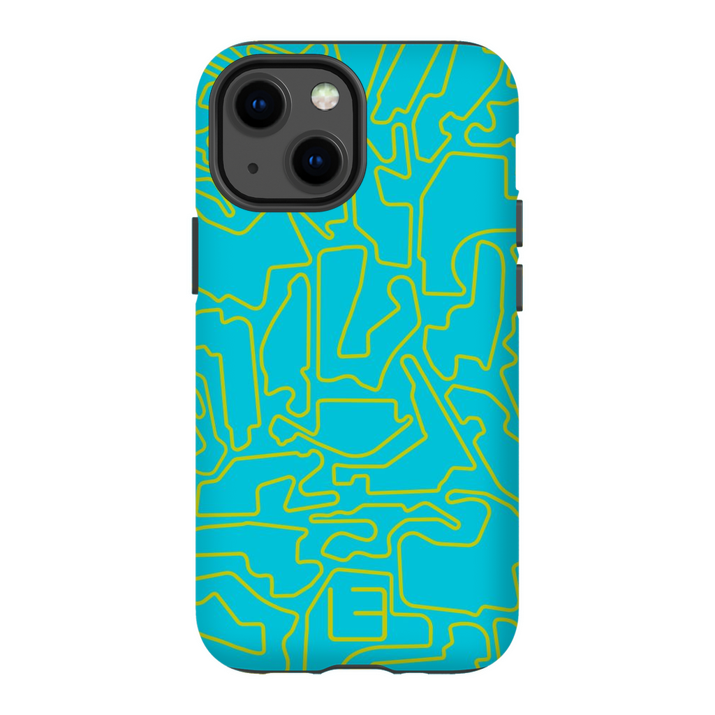 IndyCar Case <br> Yellow/Aqua