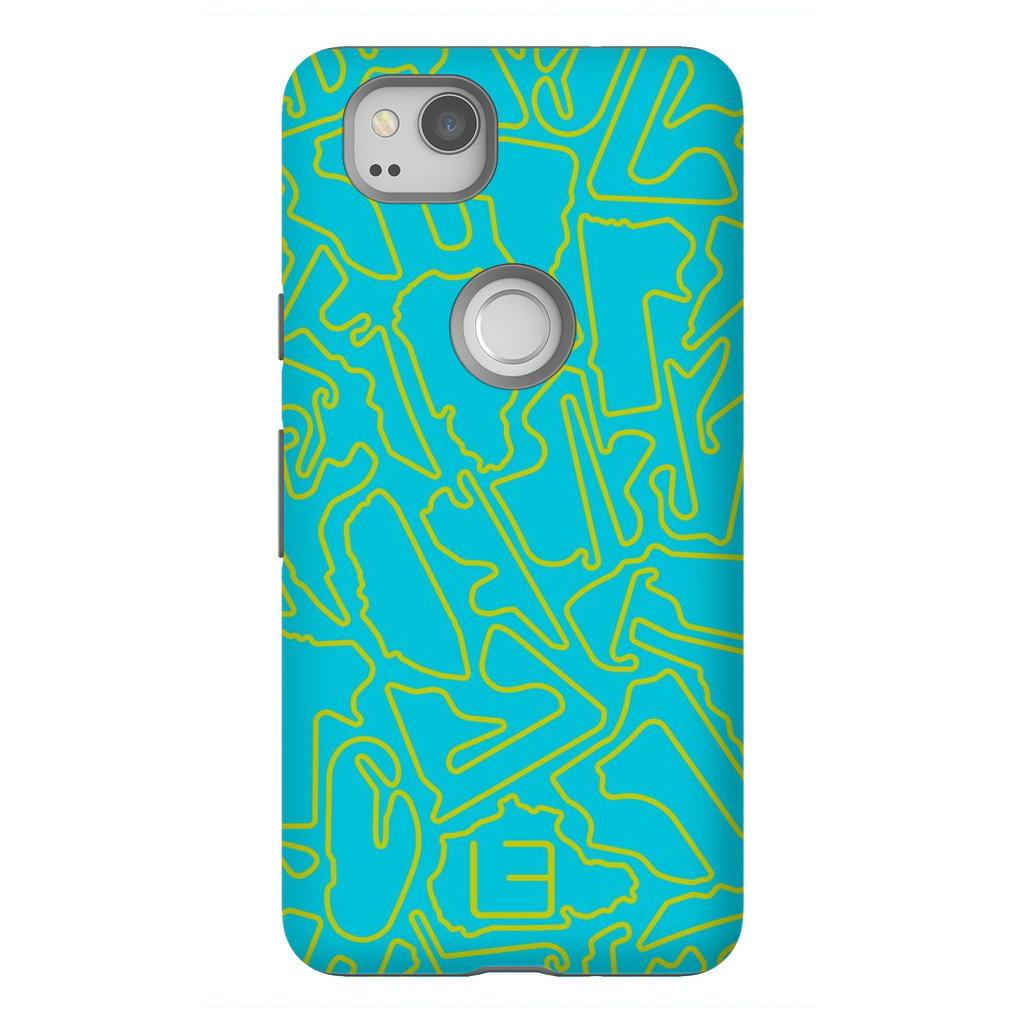 Endurance Case <br> Yellow/Aqua