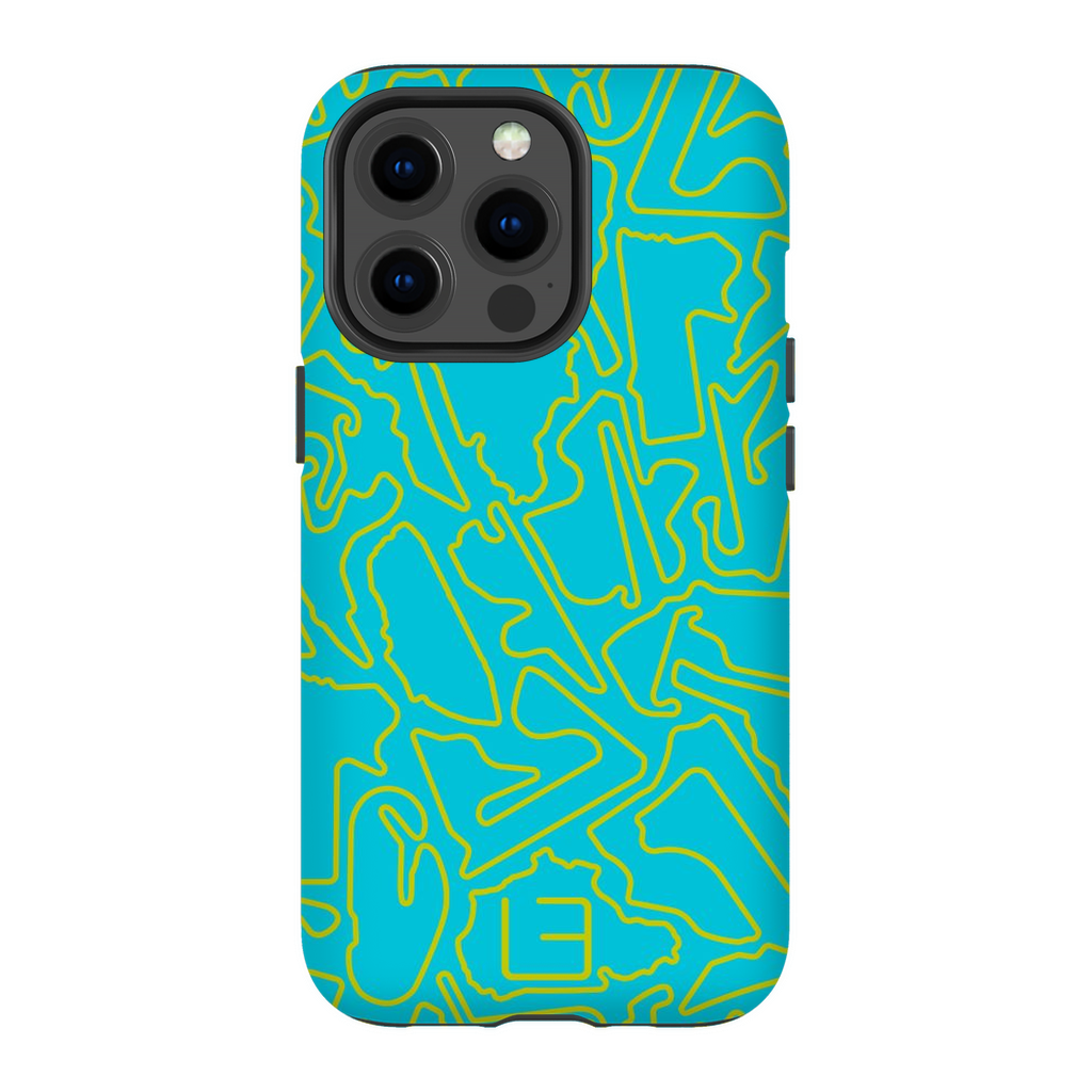 Endurance Case <br> Yellow/Aqua