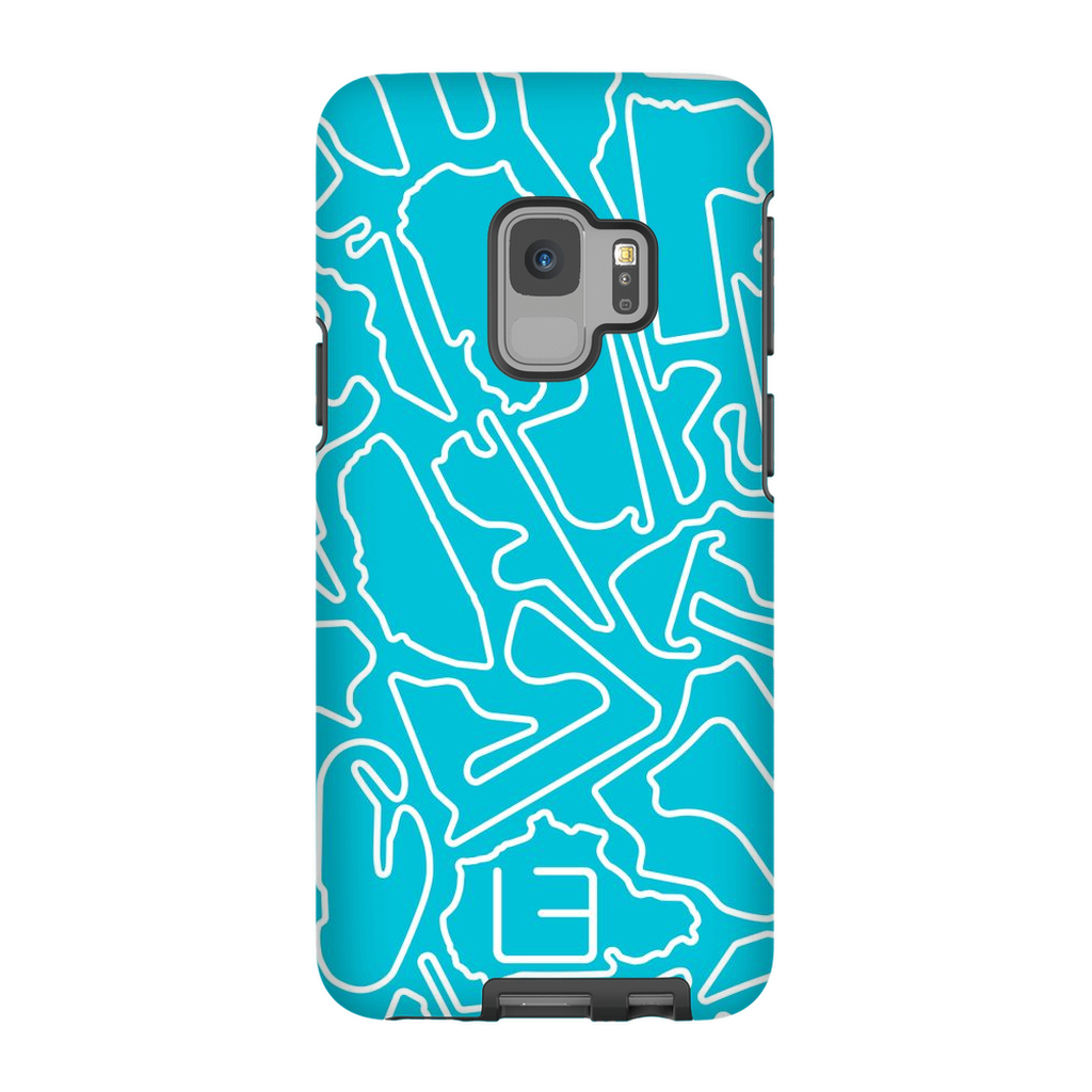 Endurance Case <br> White/Aqua