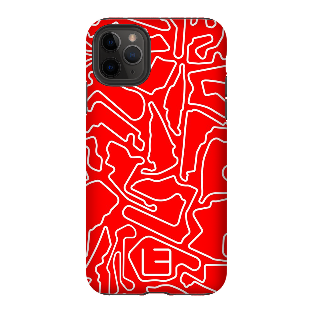 North American Case <br> White/Red