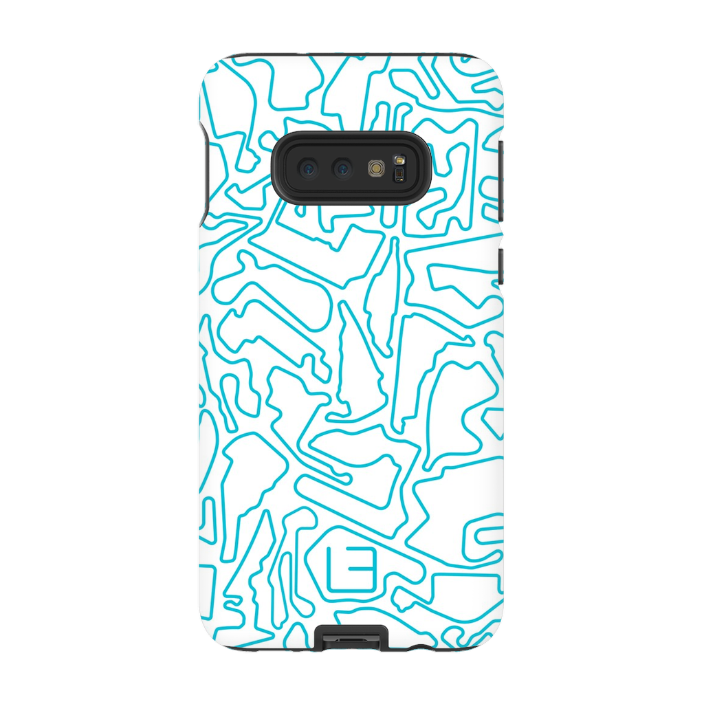 North American Case <br> Aqua/White