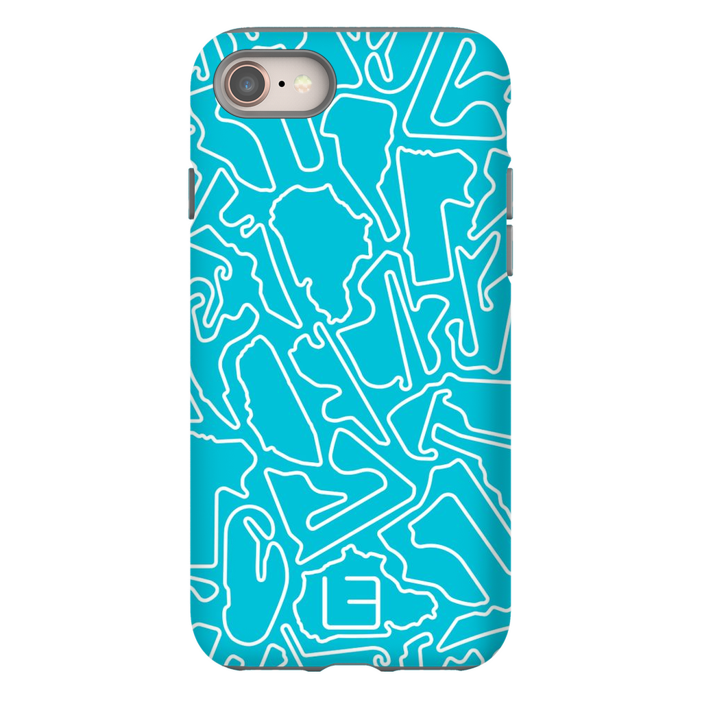 Endurance Case <br> White/Aqua
