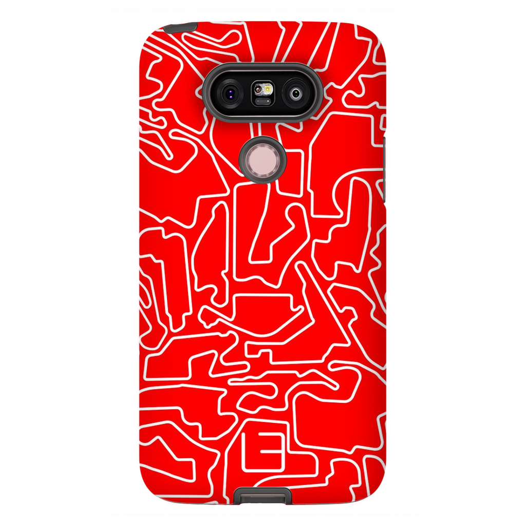 IndyCar Case <br> White/Red