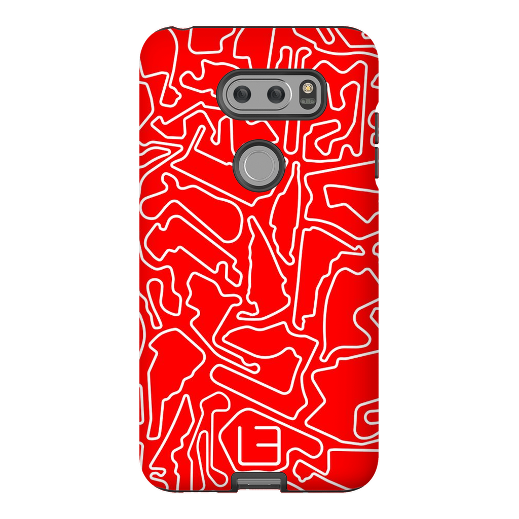 North American Case <br> White/Red