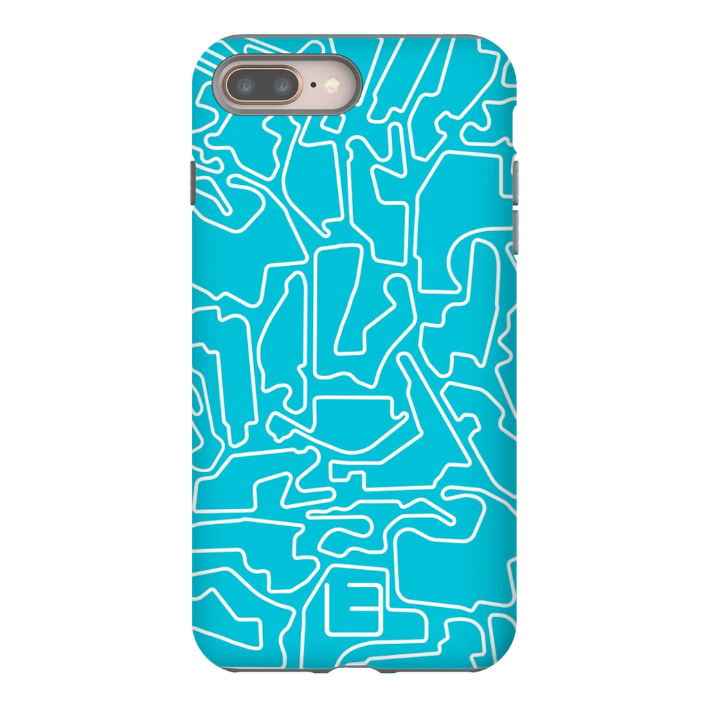 IndyCar Case <br> White/Aqua