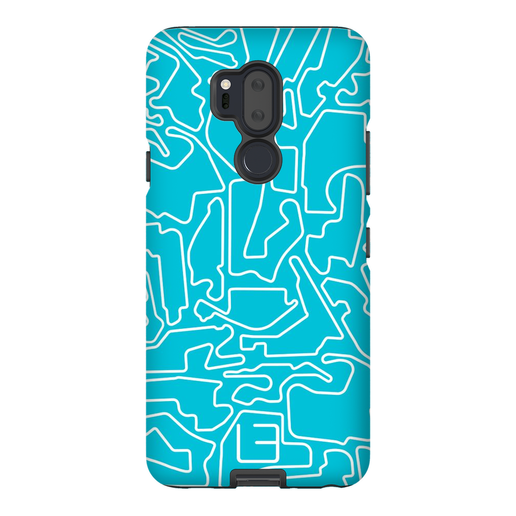 IndyCar Case <br> White/Aqua