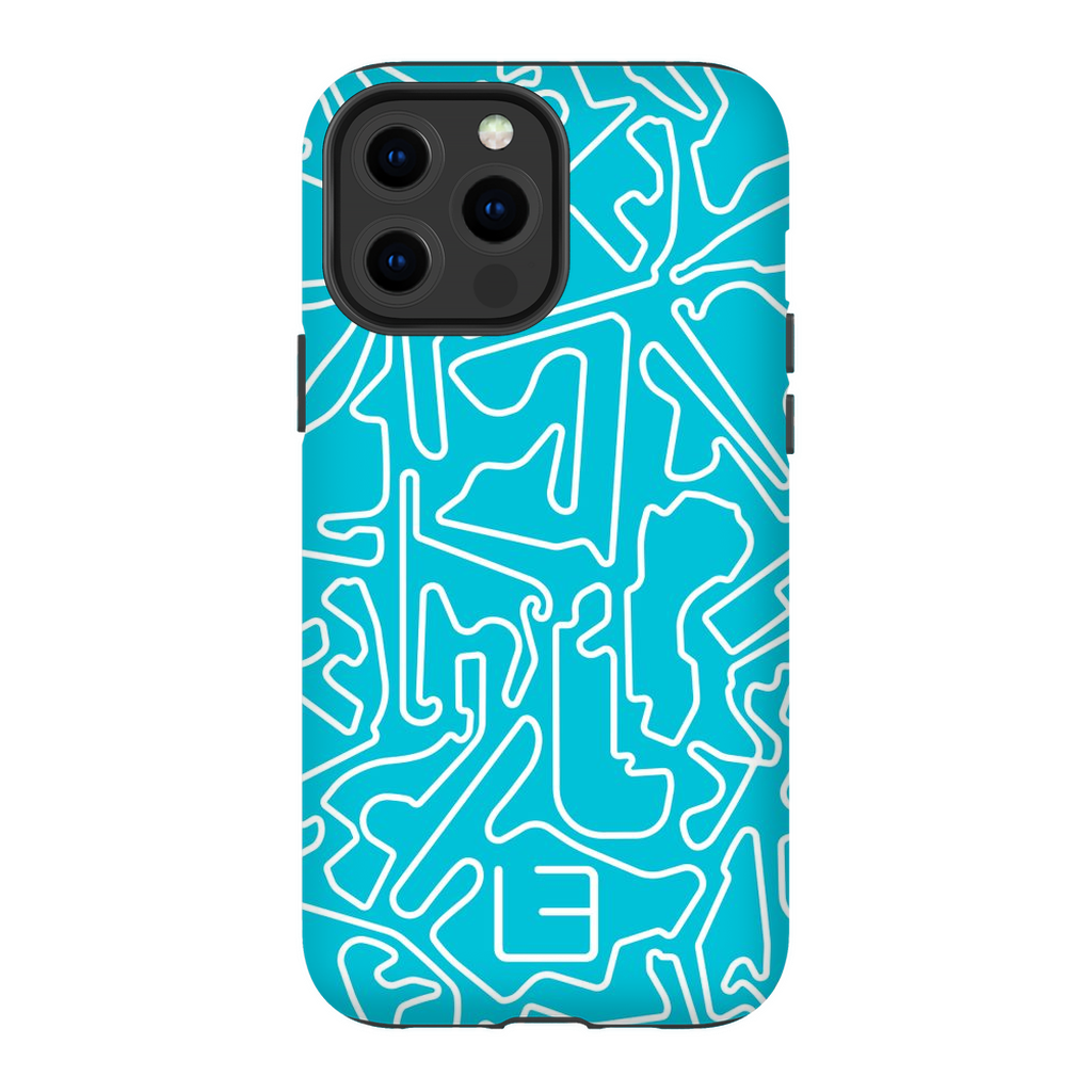 Formula 1 Case <br> White/Aqua