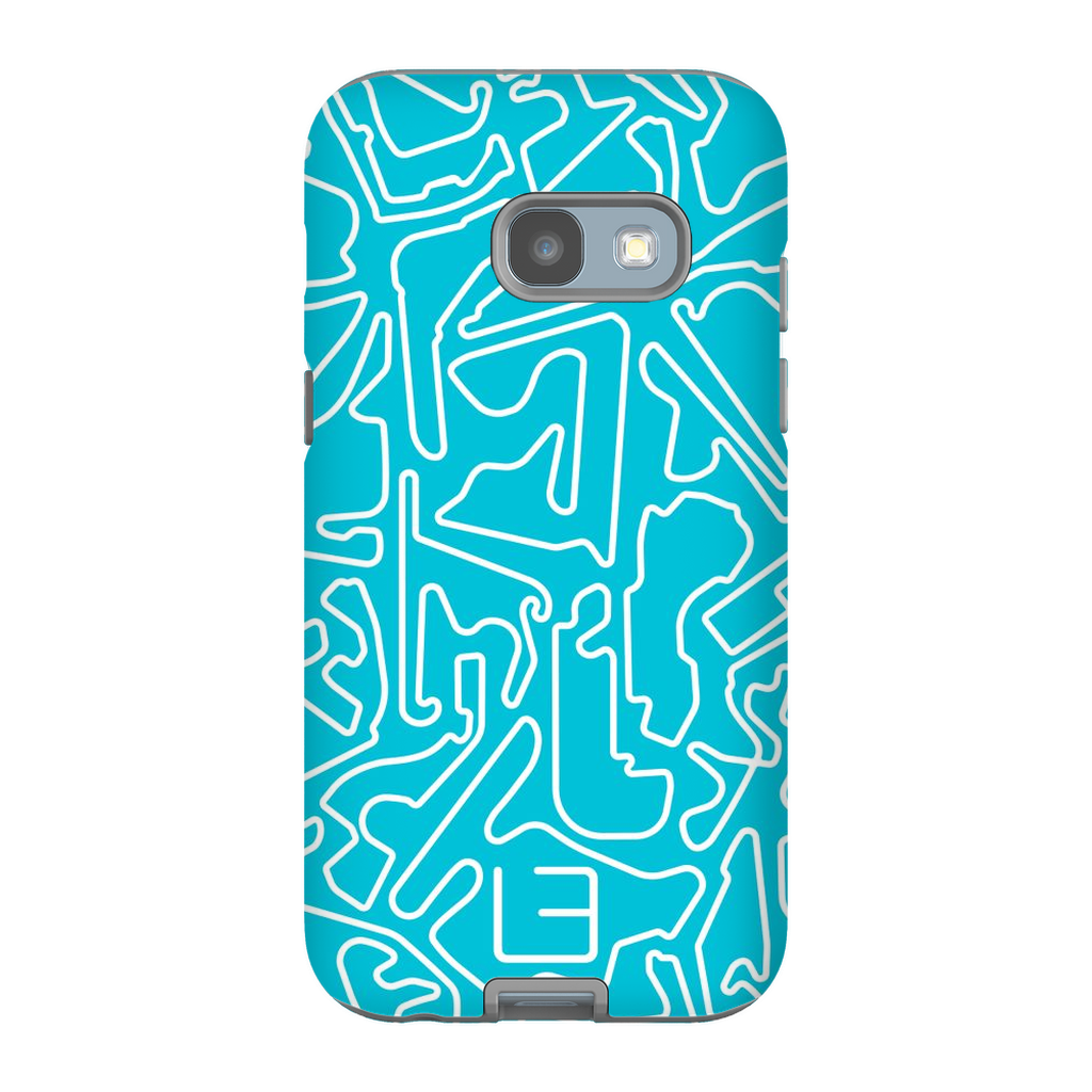 Formula 1 Case <br> White/Aqua