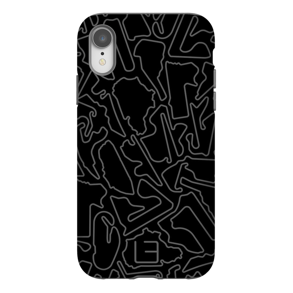 Phone Case - Endurance Tracks - Black/Aqua