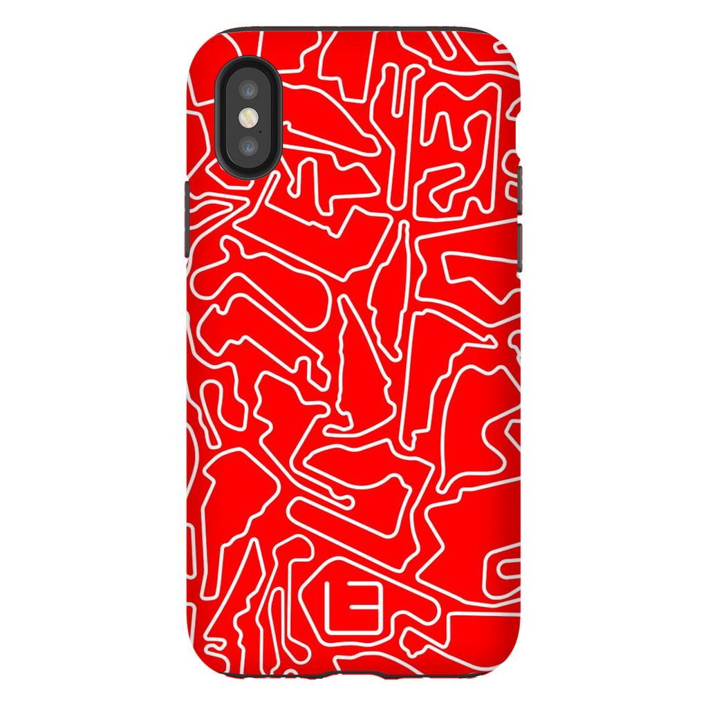 North American Case <br> White/Red