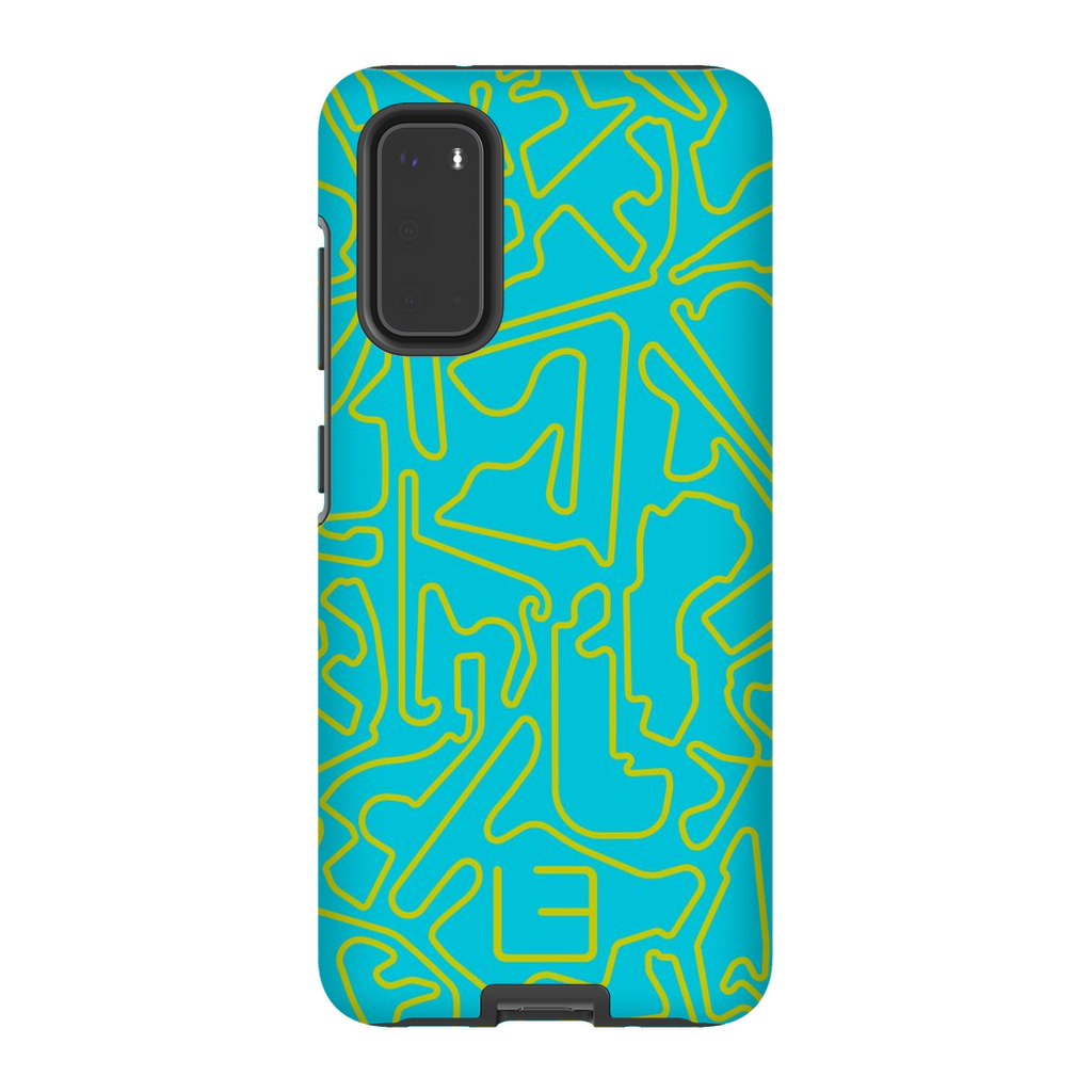 Formula 1 Case <br> Yellow/Aqua