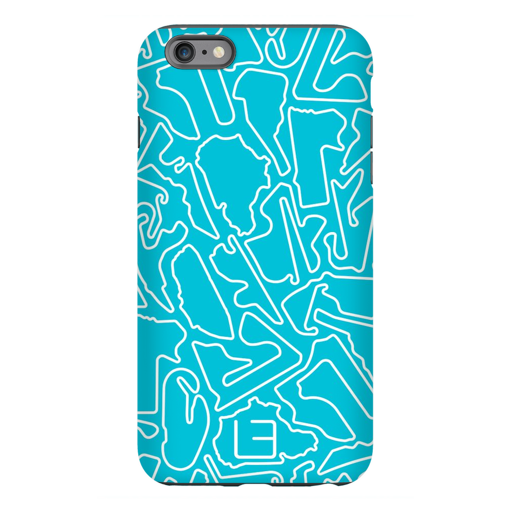 Endurance Case <br> White/Aqua