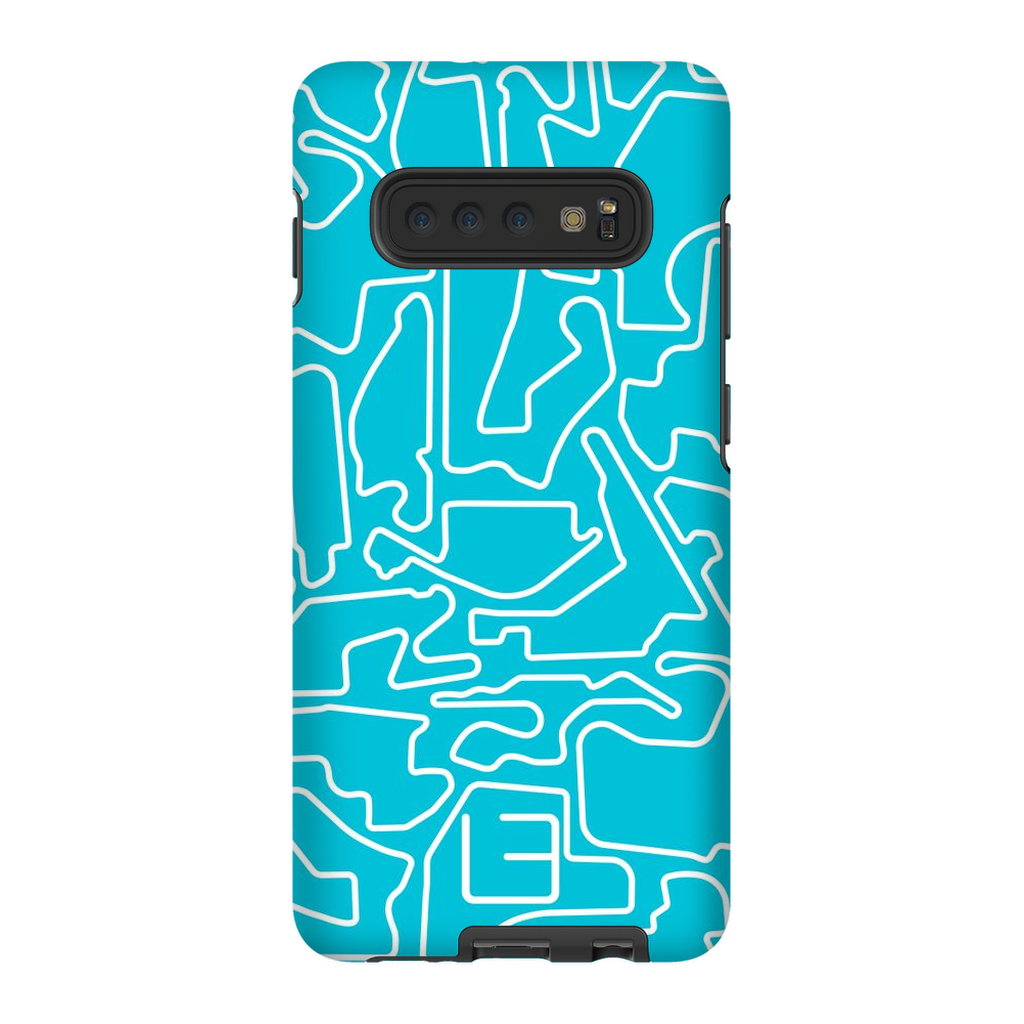 IndyCar Case <br> White/Aqua
