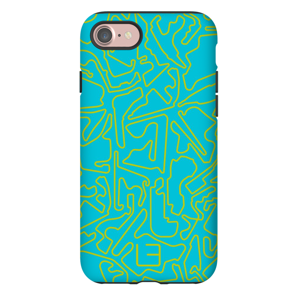 Formula 1 Case <br> Yellow/Aqua