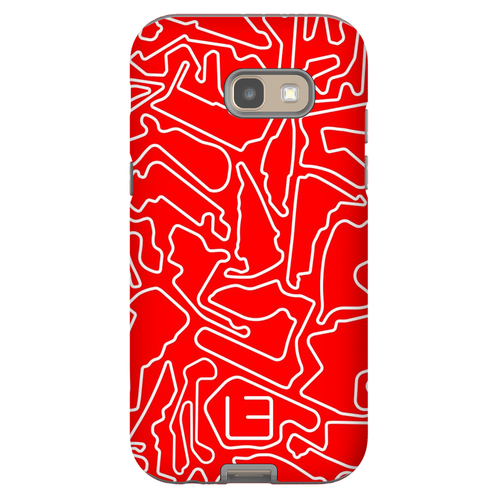 North American Case <br> White/Red