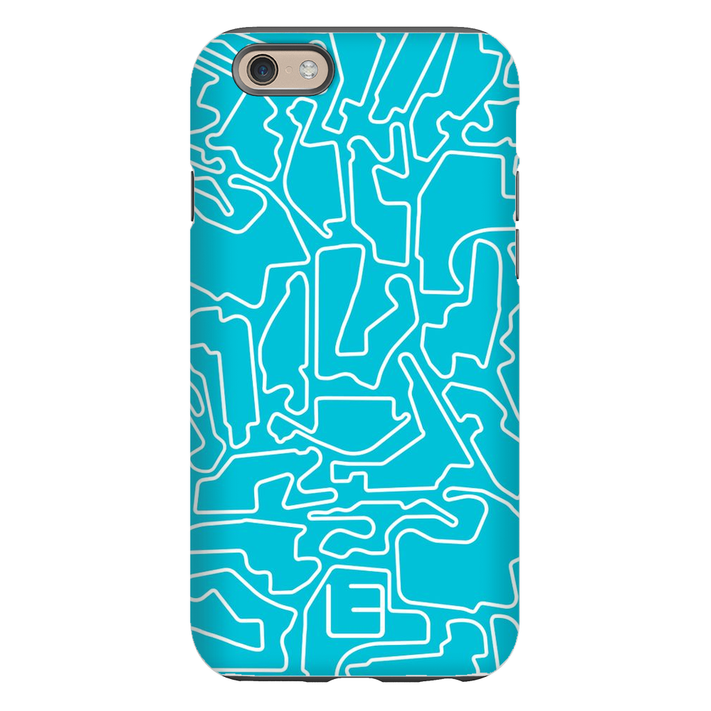 IndyCar Case <br> White/Aqua