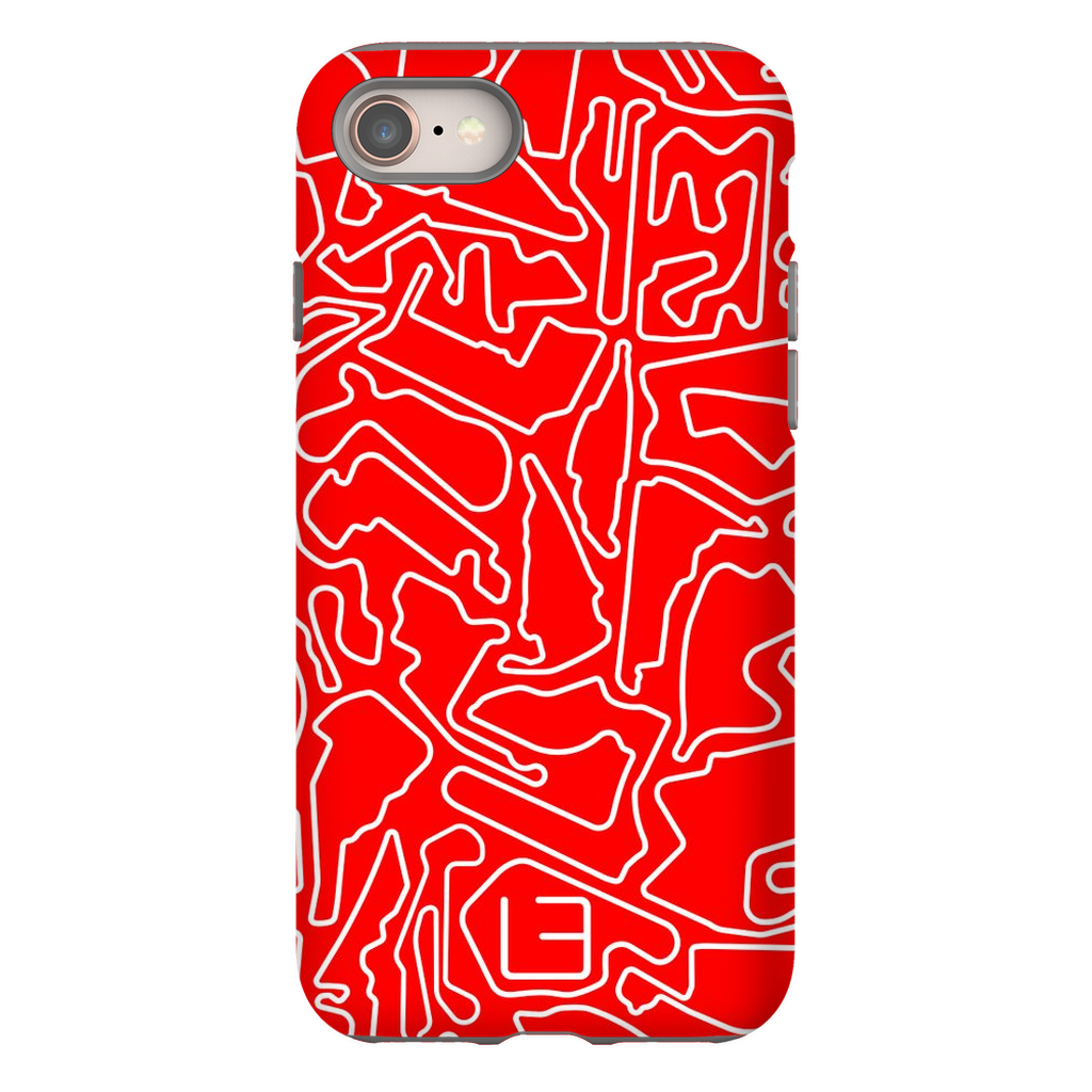 North American Case <br> White/Red