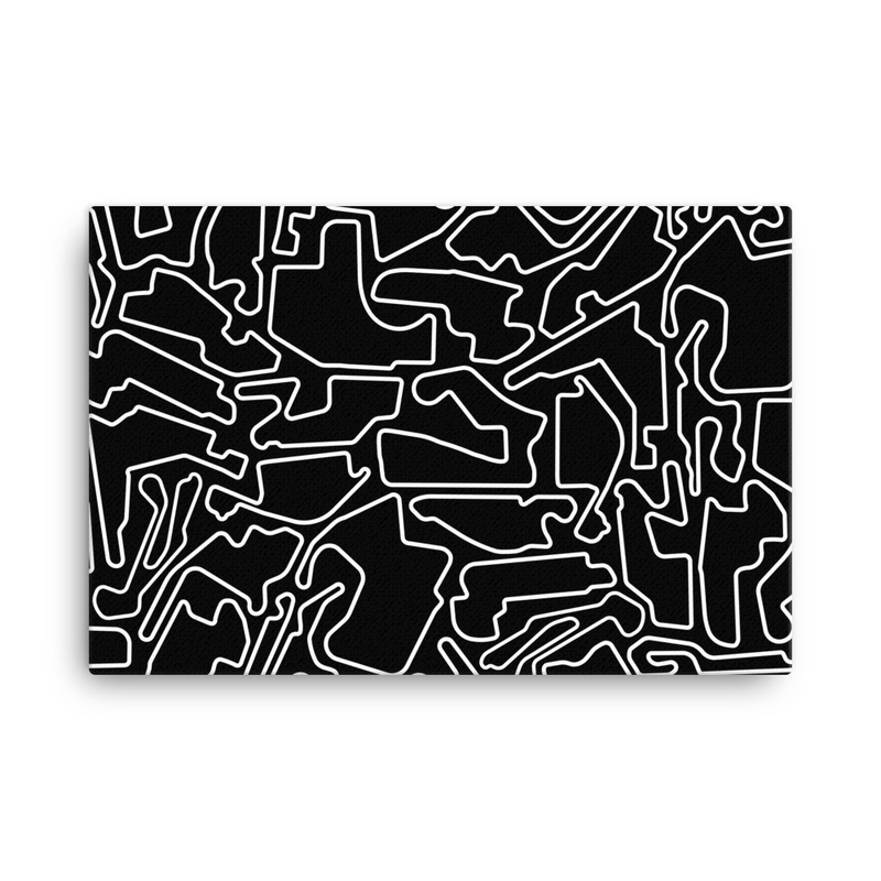 IndyCar Tracks <br> White / Black
