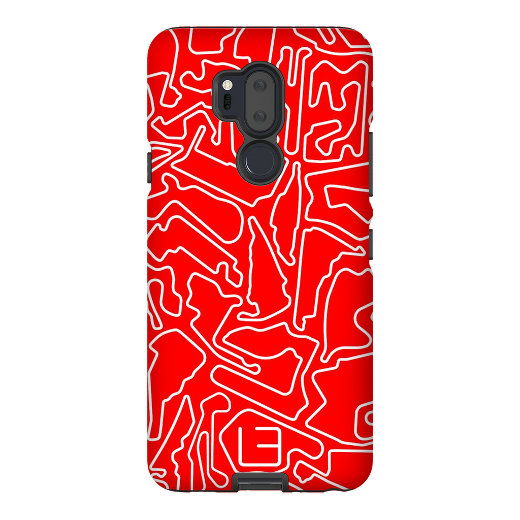 North American Case <br> White/Red