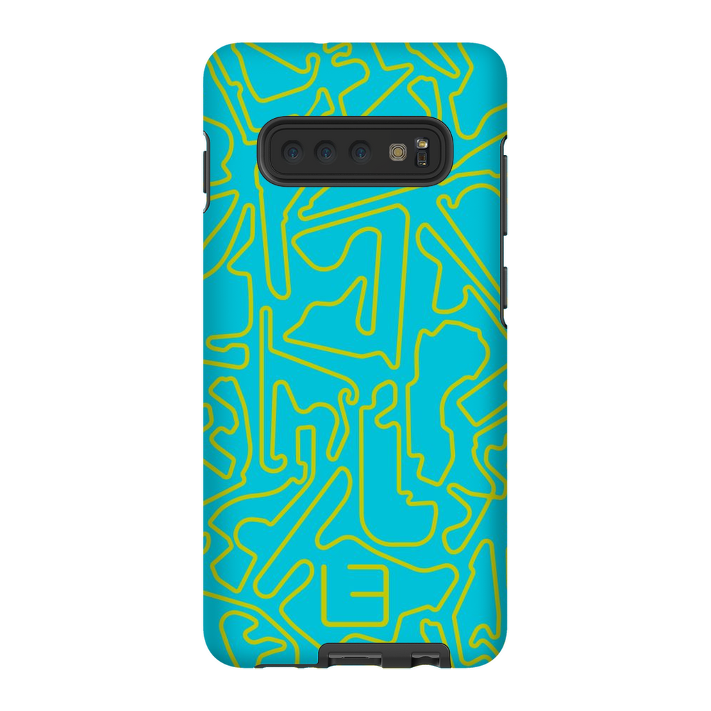Formula 1 Case <br> Yellow/Aqua