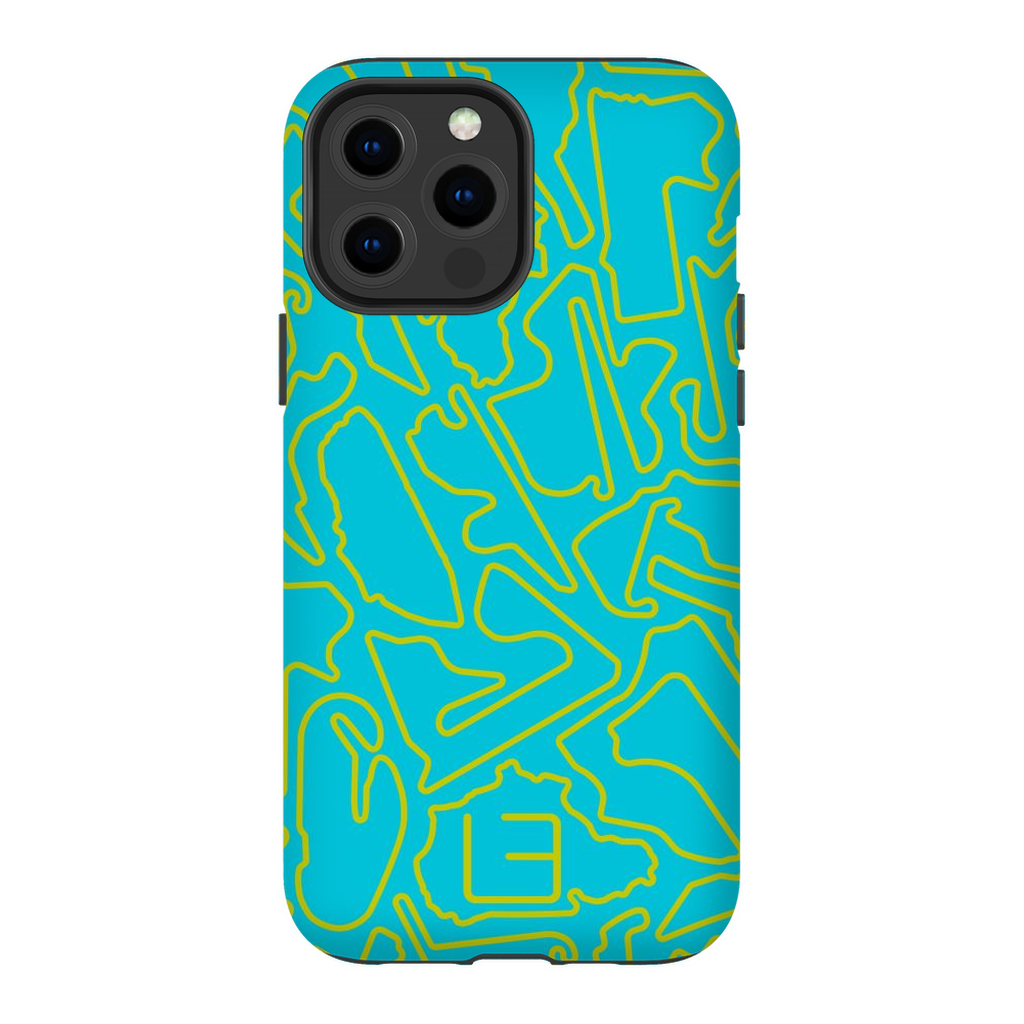 Endurance Case <br> Yellow/Aqua