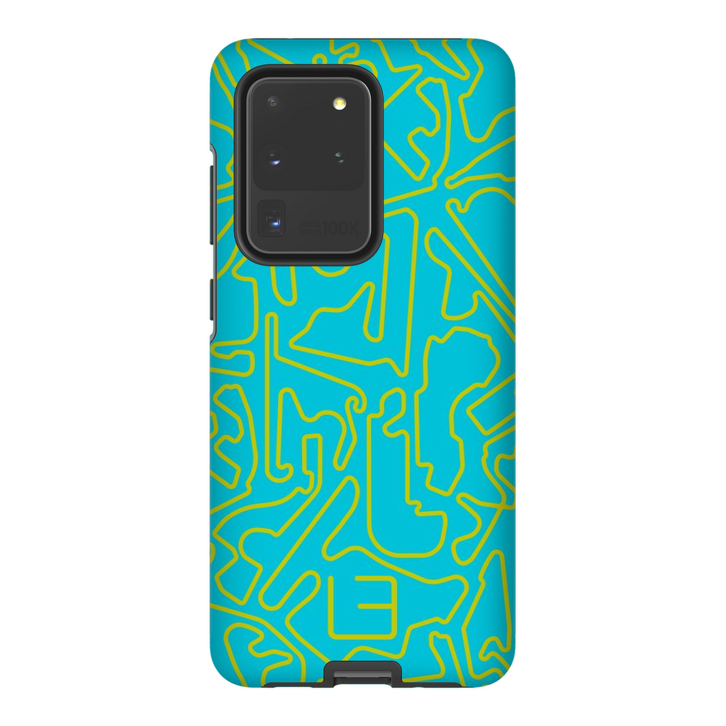Formula 1 Case <br> Yellow/Aqua