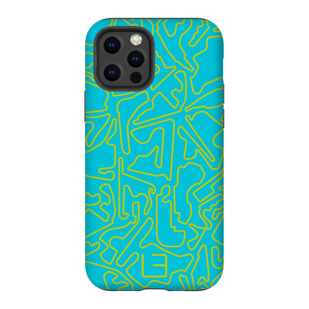 Formula 1 Case <br> Yellow/Aqua