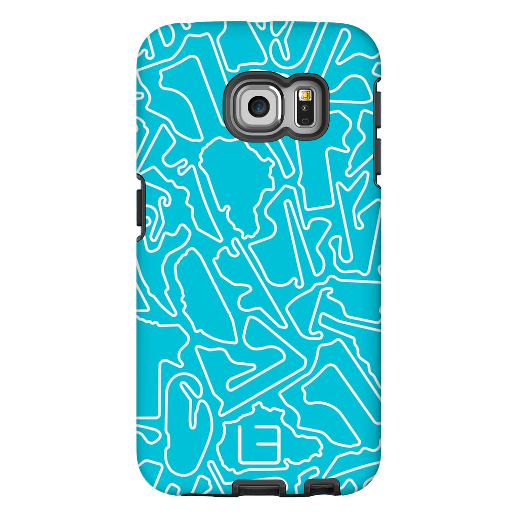 Endurance Case <br> White/Aqua
