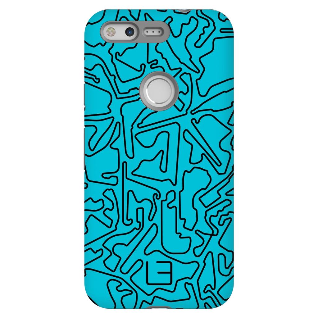 Formula 1 Case <br> Black/Aqua