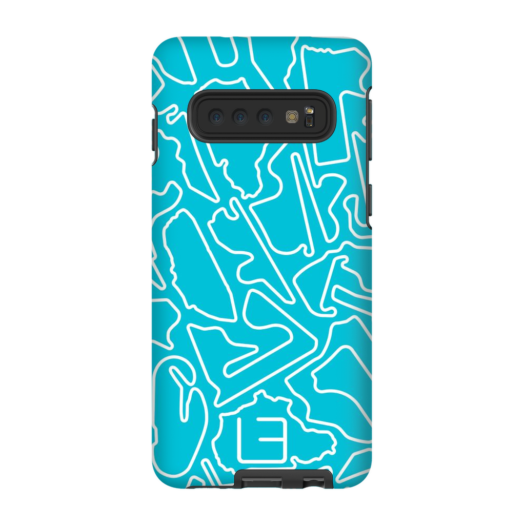 Endurance Case <br> White/Aqua