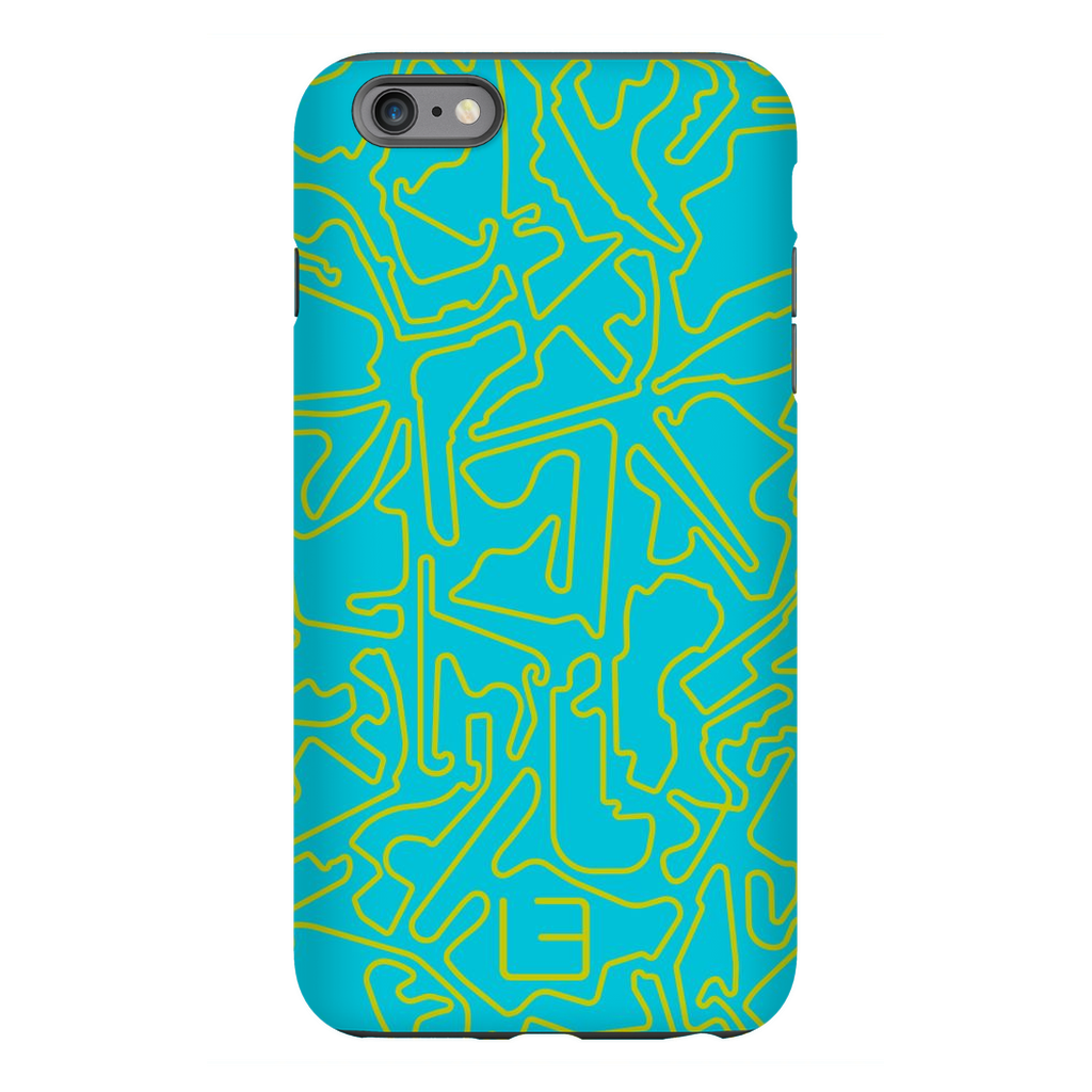 Formula 1 Case <br> Yellow/Aqua