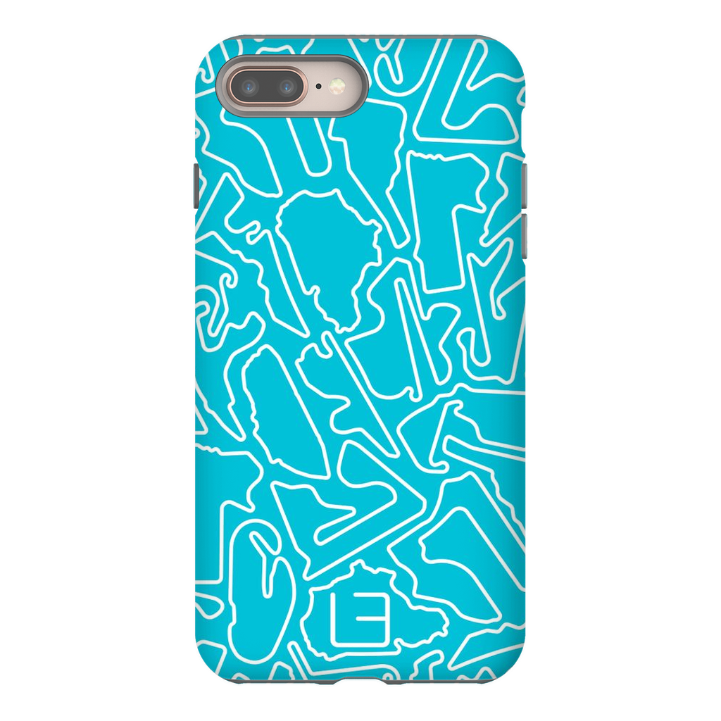 Endurance Case <br> White/Aqua